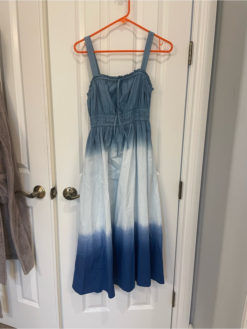 J. Crew Blue Ombre Maxi Sundress